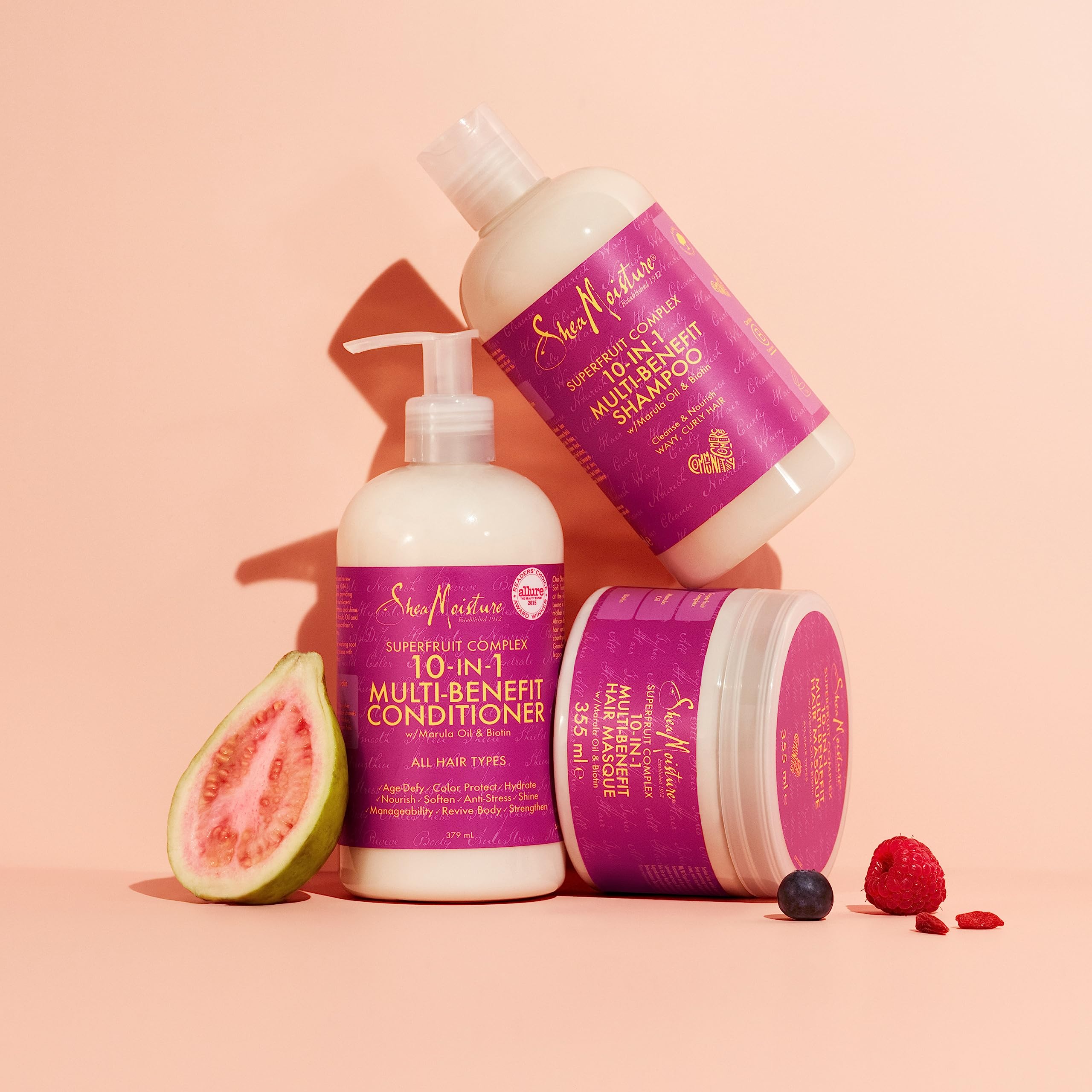 Shea Moisture Superfruit Complex masque cheveux 355ml éclat