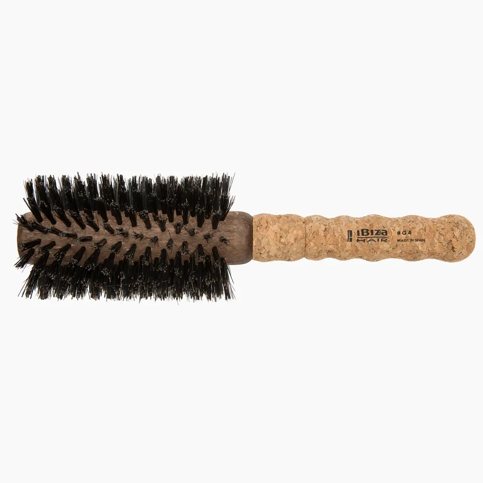 Ibiza Hair G4 brosse ronde 65 mm liège cheveux épais volume