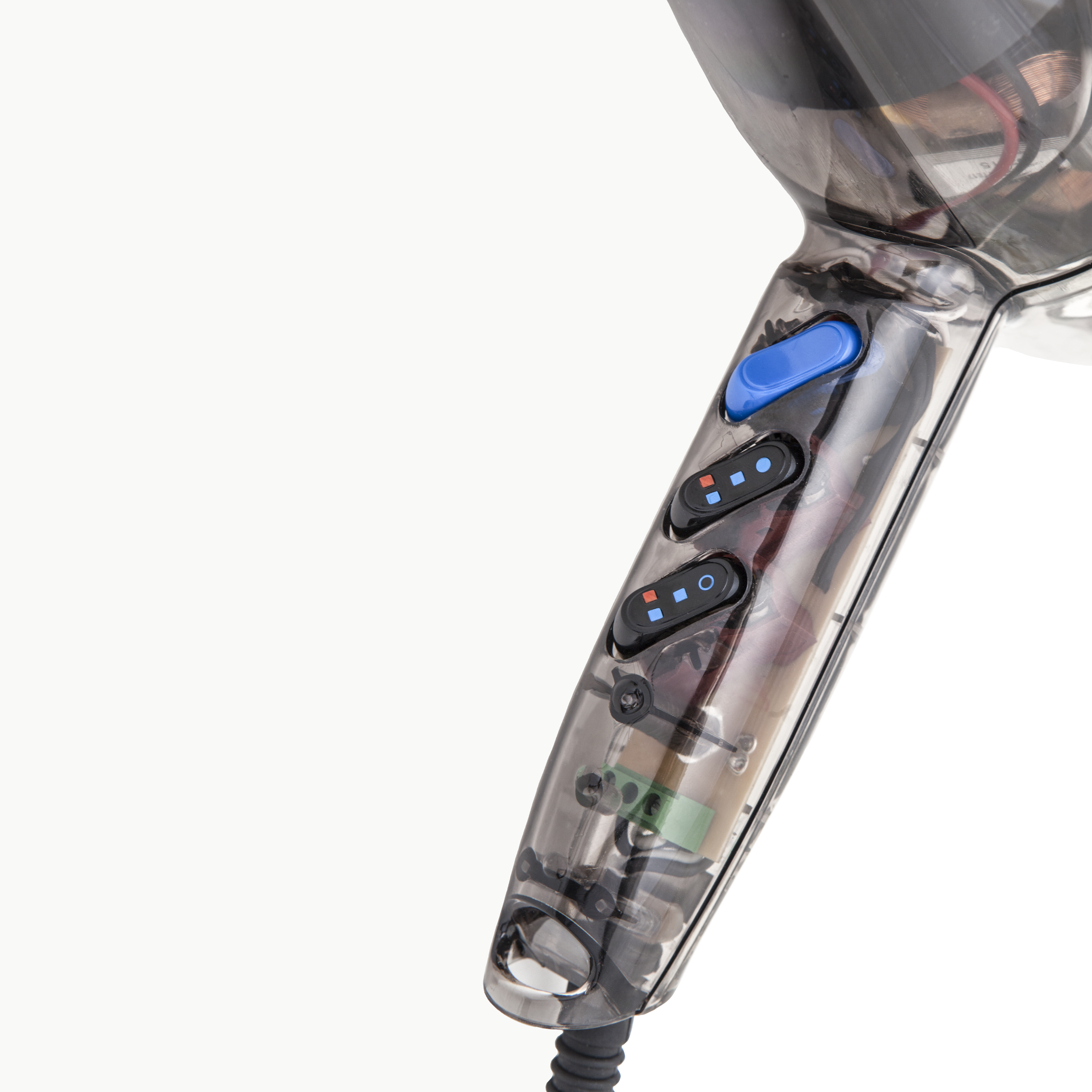 Ibiza Hair Kristal 3600 sèche-cheveux translucent 1875W + buddy