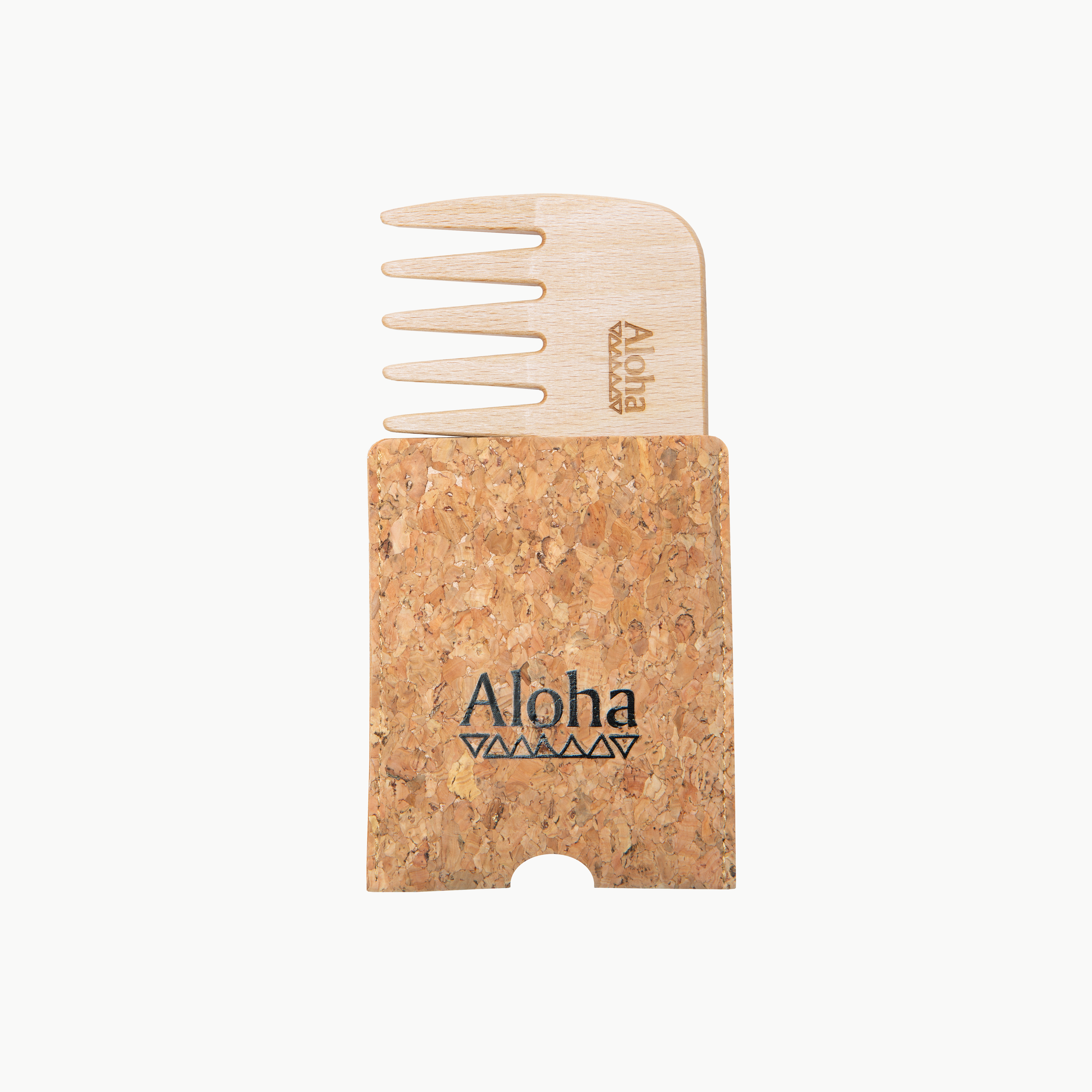 Ibiza Hair Aloha EU07 peigne afro bois dents longues