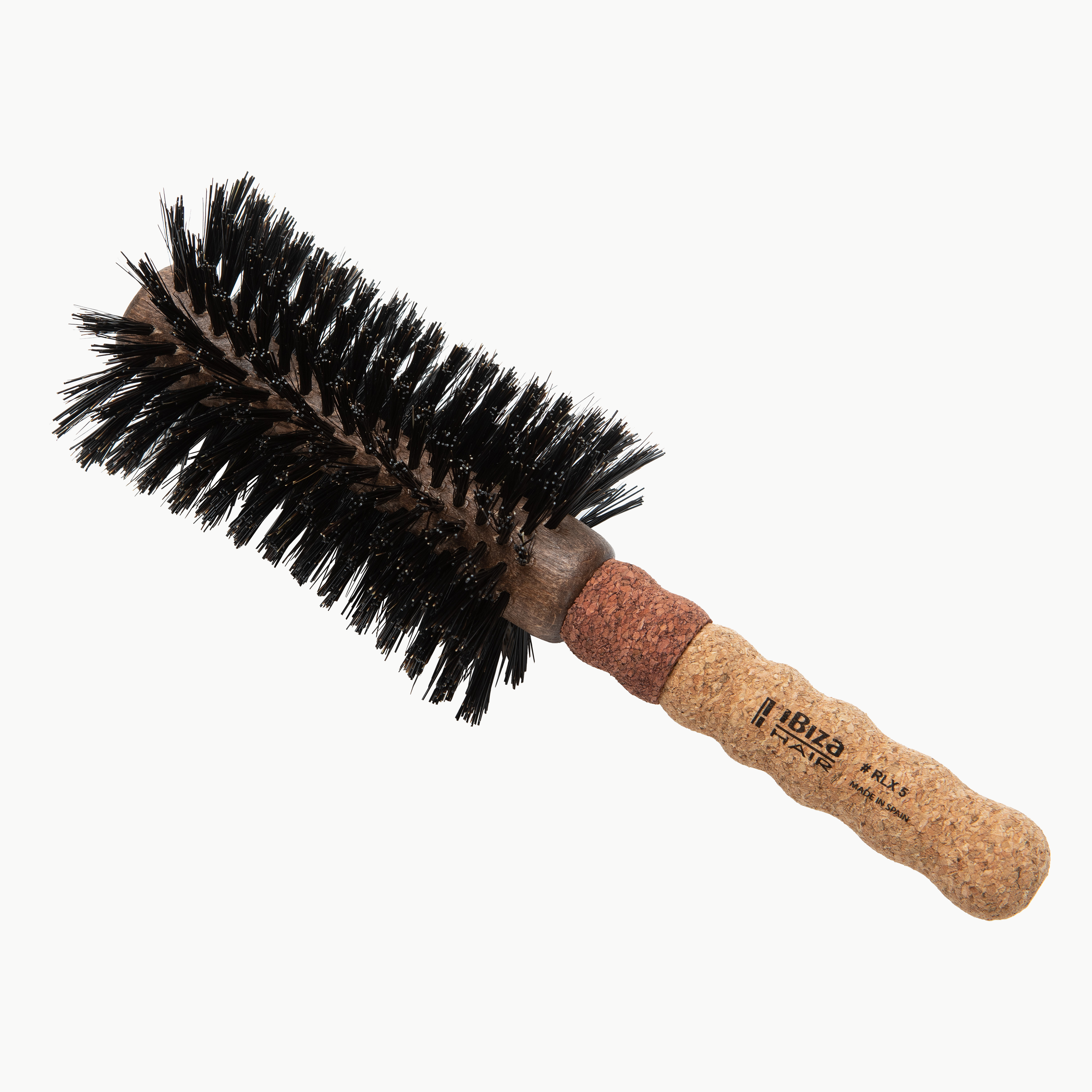 Ibiza Hair RLX Series RLX5 brosse ronde 80 mm liège rouge