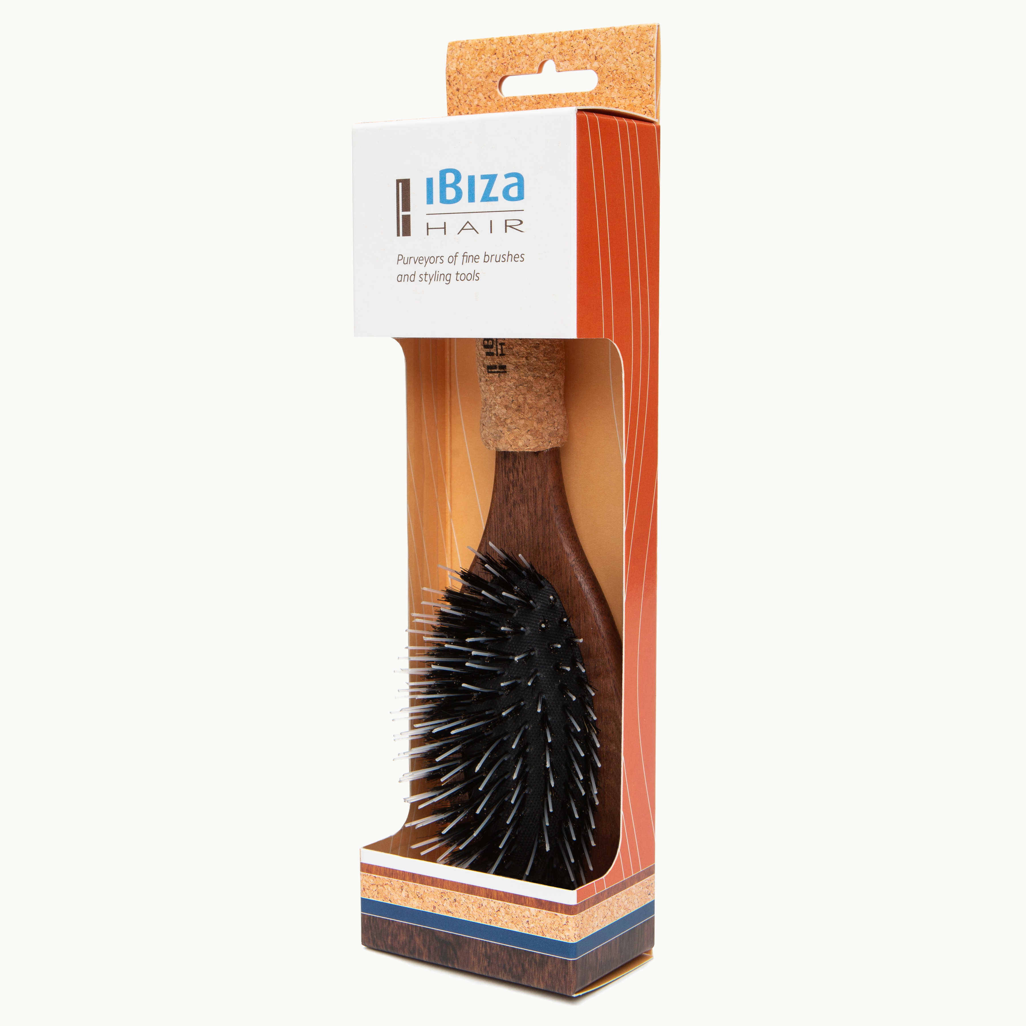 Ibiza Hair OC Series OC7 brosse ovale liège cheveux longs