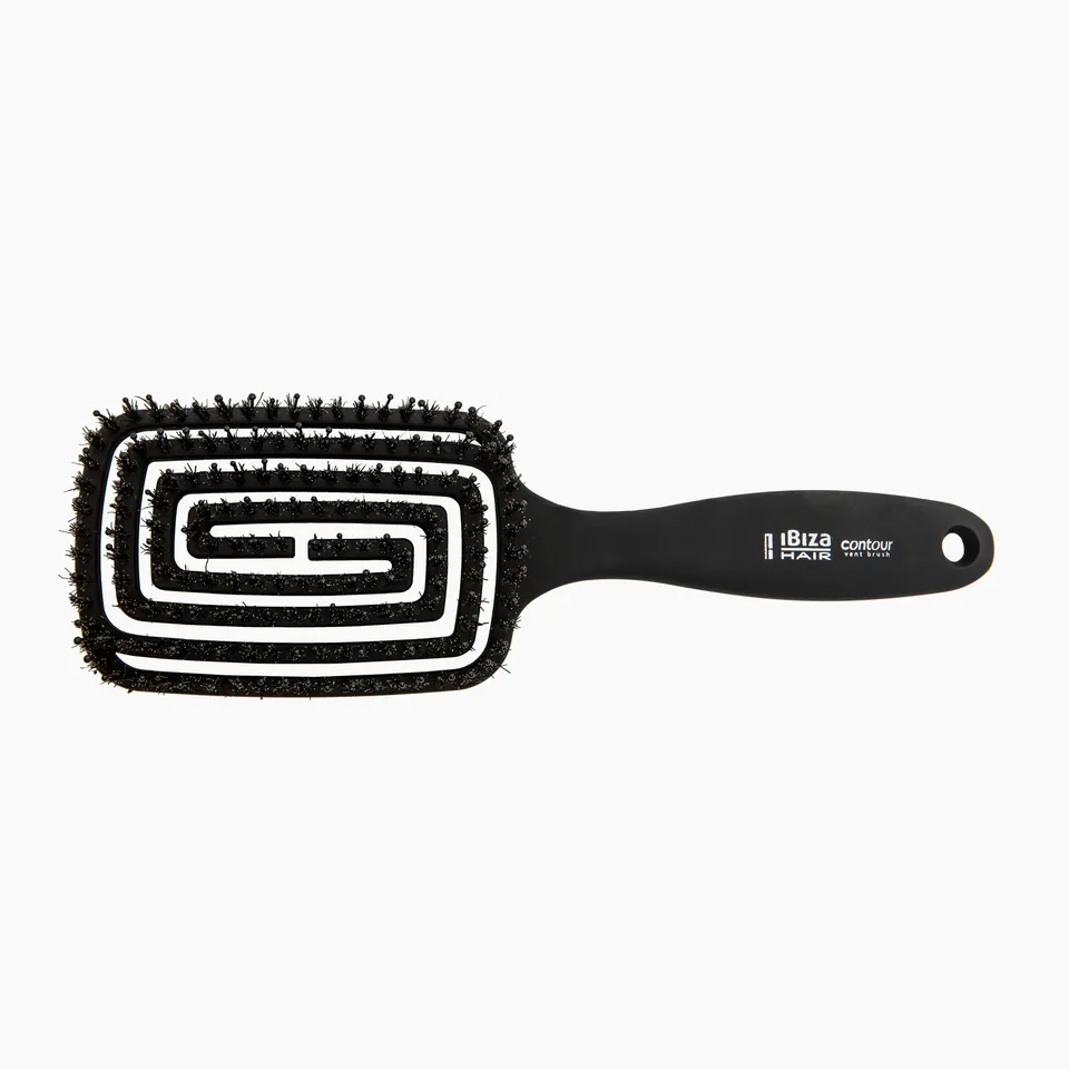 Ibiza Hair Contour brosse ventilee demelage sanglier nylon