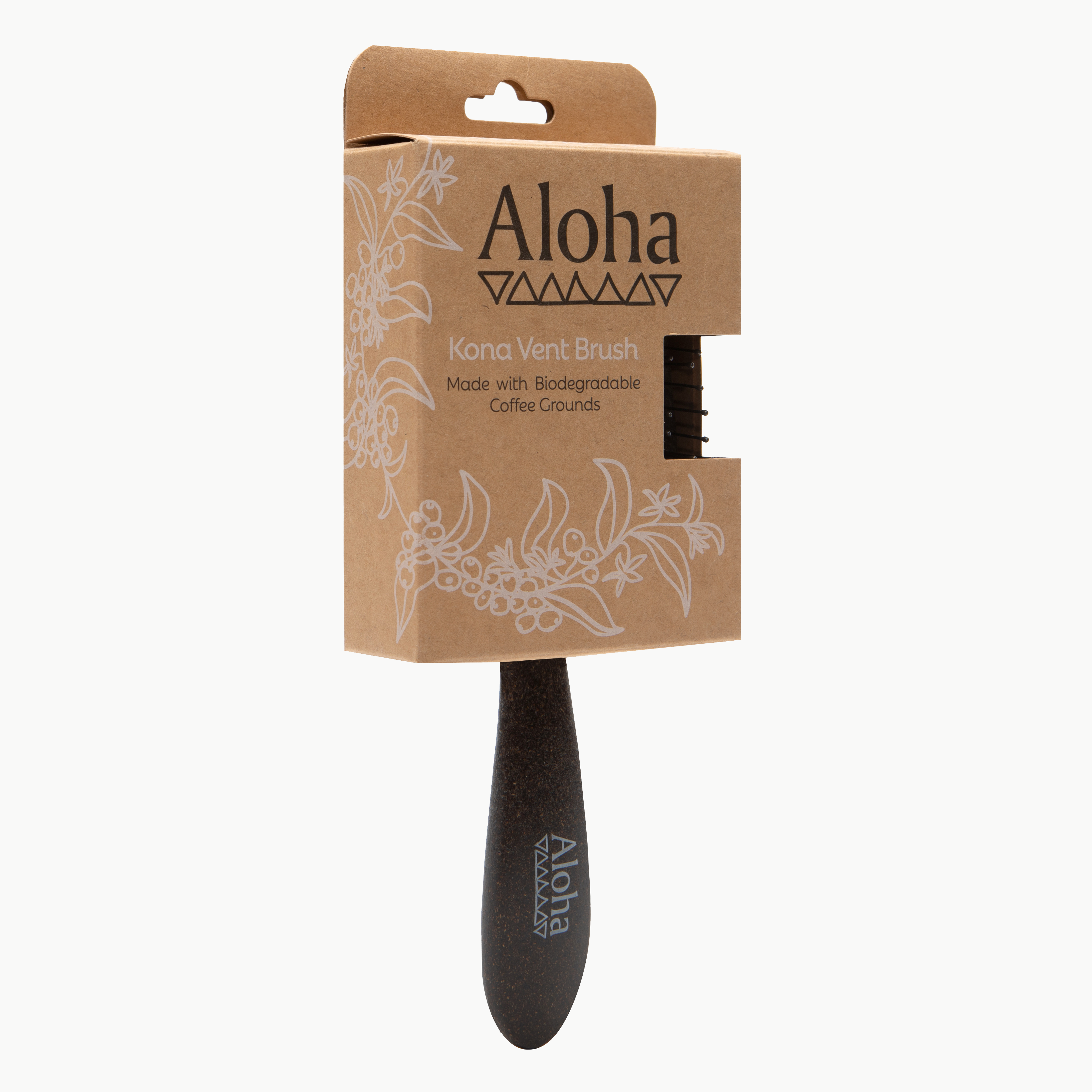 Ibiza Hair Aloha KV1 brosse vent démêlante café
