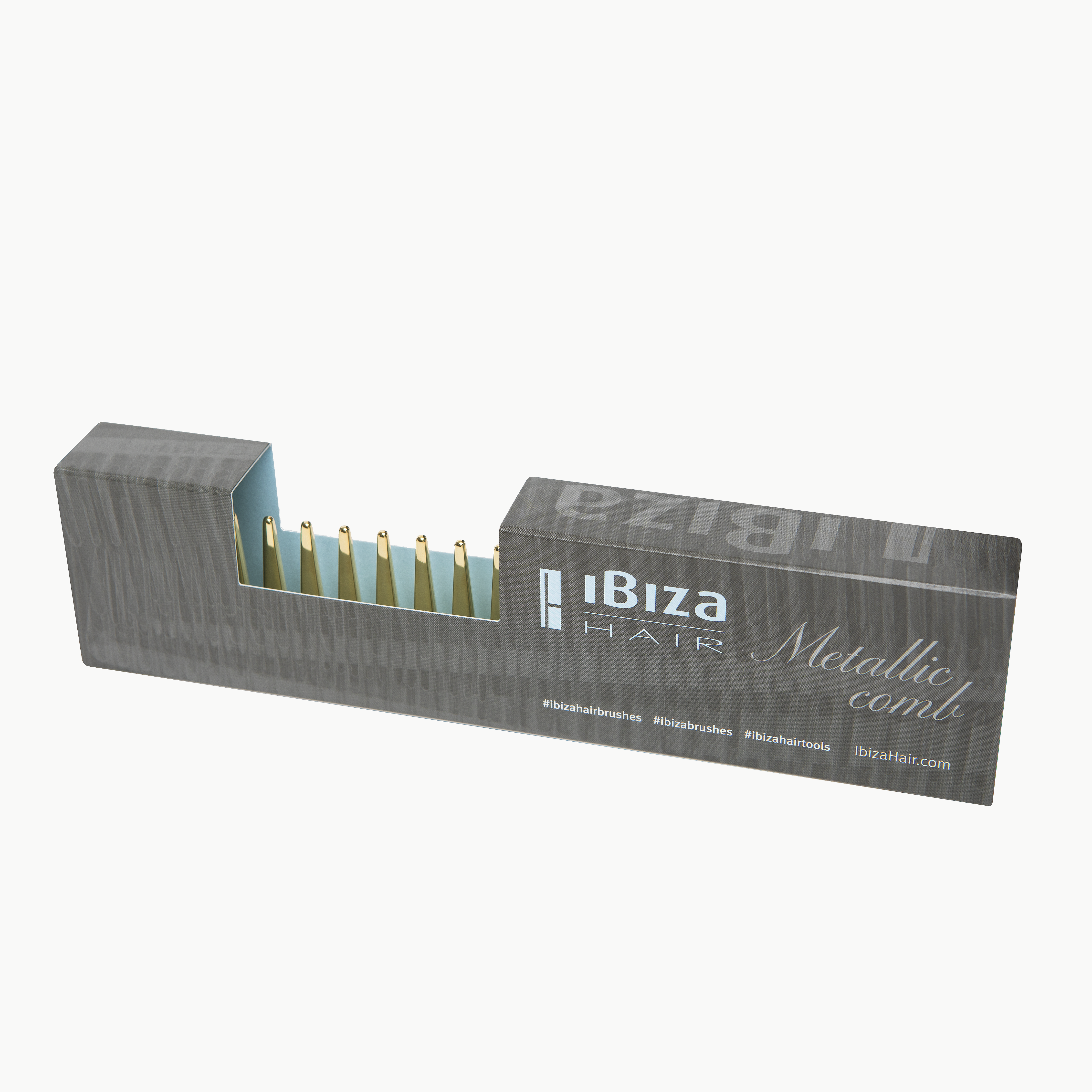 Ibiza Hair Combs peigne démêlant gold graphite