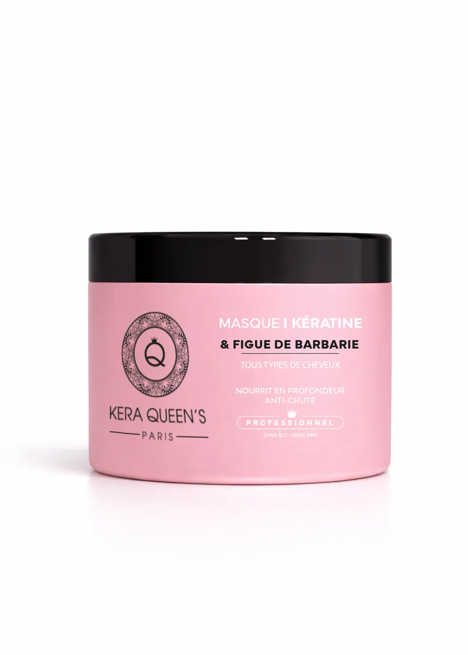 Kera Queen's Rituel Figue Masque 500ml Cheveux Colorés