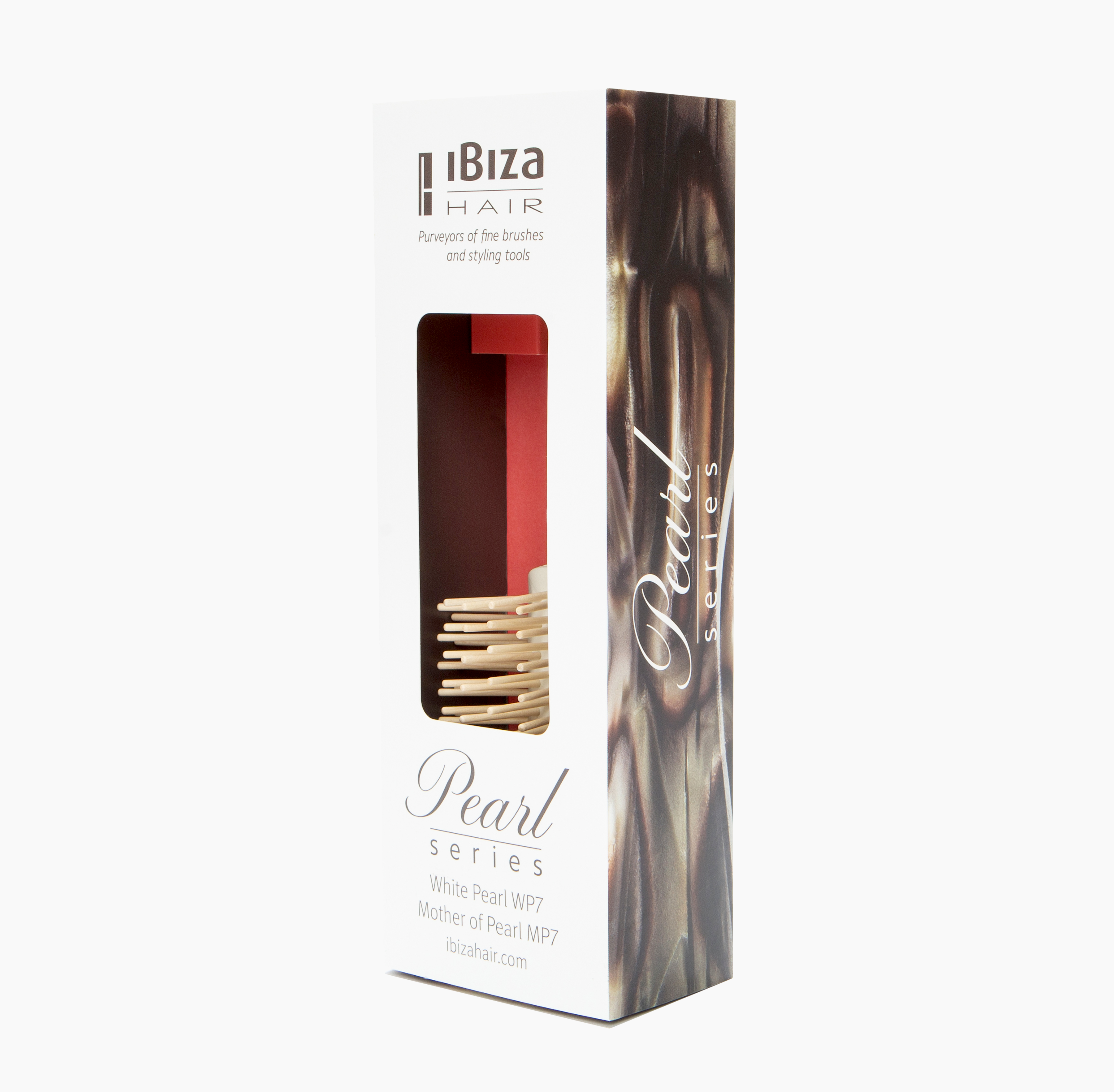 Ibiza Hair Pearl Series brosse WP7 picots bois